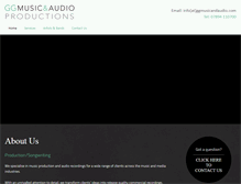 Tablet Screenshot of ggmusicandaudio.com